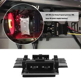 eMagTech 2Pcs 4-Pin IDE Molex 1 to 8-Way Cooling Fan Splitter Hub 4 Pin Fan Speed Controller Electrical Accessories 53x48mm/2.09"x1.89"