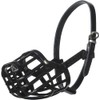 OmniPet Leather Brothers Italian Basket Dog Muzzle, Adjustable Secure Fit,