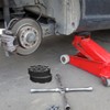 4 Pcs Car Jack Pad: Slotted Trolley Jacking Rubber Blocks,