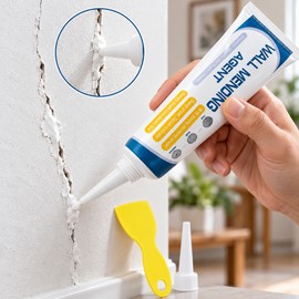 Wall Repair Paste Kit for Cracks and Nail Holes – Easy-to-Apply Wall Mending Compound for DIY Home Touch-Ups, 100g/150g