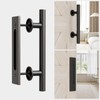 FLYVLIEG 12"/30cm Heavy Duty Pull and Flush Door Handle Set