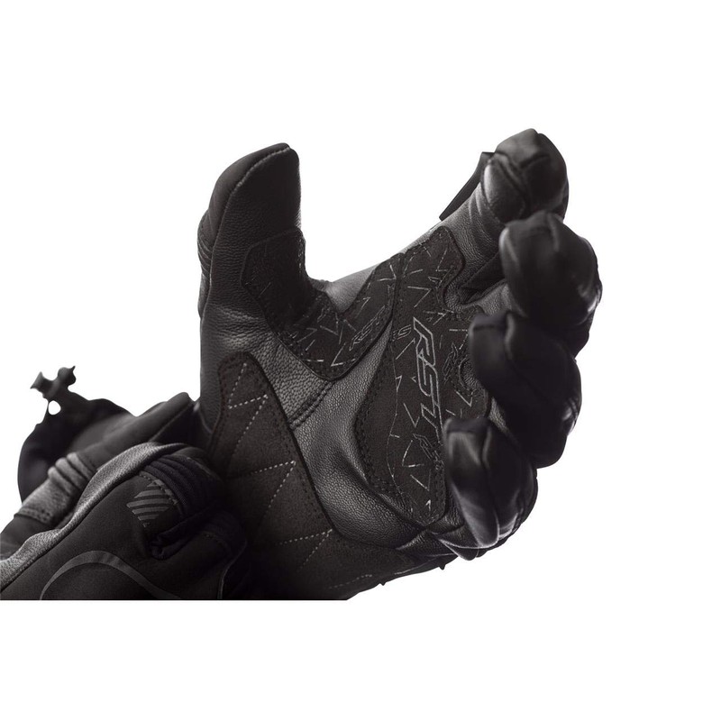 RST Atlas CE Waterproof Black HTC Leather Motorcycle Glove Size