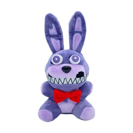 Purple Nightmare Rabbit Plush Toy, Horror Game Characters Doll, Horror Movie All Character Stuffed Animal Doll Children's Gift Collection, (8 Inches)