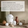 Kahler Hammershoi Vase, Anthracite Grey, 8.3" H x 6.7" D,