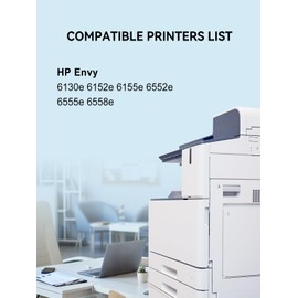 PRINPUSE 68XL Ink Cartridges Black Color Combo Pack Remanufactured Replacements for HP Ink 68 Used with HP Printers Envy 6130e 6152e 6155e 6552e 6555e 6558e