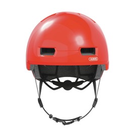 ABUS Stadthelm Skurb - Robuster Fahrradhelm für den Alltag, beim Skaten, BMX-Fahren oder Longboarden - Orange, Größe L