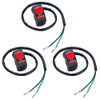 Motorcycle Switch, 3 Push Button Switch, Steering Wheel Switch, For