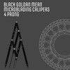 Microblading Golden Mean Caliper | 4 Prong | Black [01]