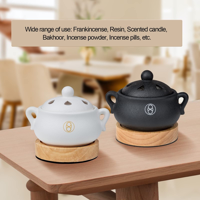 ZhengLong Electric Incense Burner, Oud Bakhoor Burner, Frankincense Resin Burner