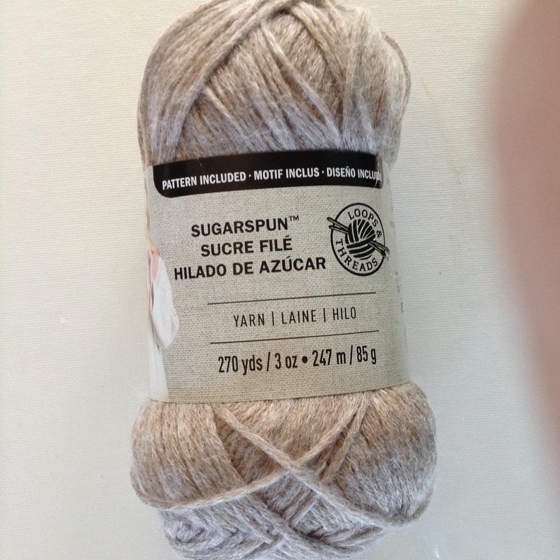 Loops & Threads Sugarspun Yarn, Teddy, 1 ball