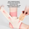 Ankle Brace Breathable Compression Ankle Brace Pink Elastic Sprain Foot