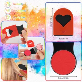 BUTBU Haarkreide für Mädchen Set, 12 Farben Auswaschbare-haarkreide für Kinder, Mitgebsel Kindergeburtstag, für Frauen-kinder Hochzeiten Make-Up Weihnachten Geburtstagsparty, Sicher & Sanft Geeignet