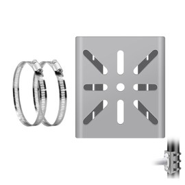 Eruceky Universal Metal Mount Corner Mount Loop Tube Clips for CCTV Cameras