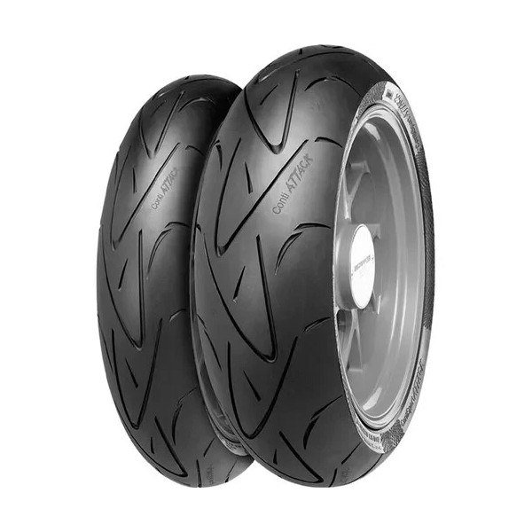 Continental Tire Conti Sport Attack 180 55ZR17 Rear Radial Tire