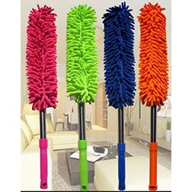 XL Extendable TELESCOPIC DUSTER -Wet or Dry Microfibre Chenille Duster