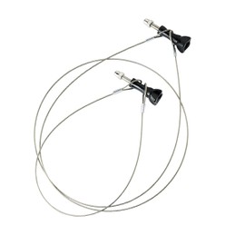 Mantona Sicherungsleinen Set (Edelstahl 40-100 cm, für Action Cams wie GoPro Hero 11 10 9 8 7 6 5 4 3+ Sicherheitsleine Universal, für viele Aktionkameras) schwarz/silber