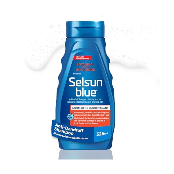 Selsun Blue Selsun Blue Botanical Anti-Dandruff Shampoo, 325mL, Botanical Scent,