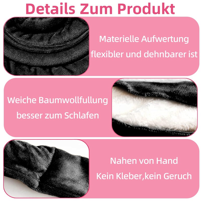 Lockenwickler ohne Hitze, rutschfeste, hitzefreie Locken, über Nacht mit Stirnband,