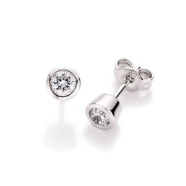 Spirit - New York Damen-Ohrstecker 925 Sterling Silber weiß 94002593