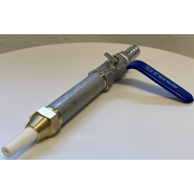 Sandblaster Nozzle Gun Stainless Steel: Type 2 Holder, Valve, with