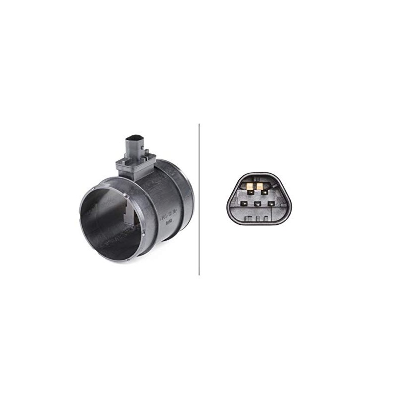 HELLA 8ET 009 149-651 Air Mass Sensor - Pipe-neck