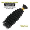 Evaxilc Deep Wave Human Hair for Braiding, Unprocessed, No Weft