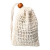 5 PCS Sisal Soap Bag with Drawstring Natural Soap Saver