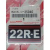 Toyota OEM 22R-E Toyota Valve Cover Sticker / decal 4runner