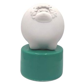 Wild Essentials Counting Sheep Ceramic Aromatherapy Wicking Diffuser for Essential Oils and Fragrance, Non-Electric Air Freshener for Bedroom, Office, Bathroom, 5 inches tall