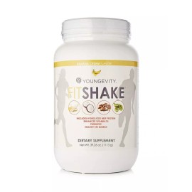 Youngevity FitShake, banana cream flavor shake