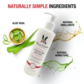 Warren London Warren London Hydrating Butter Leave in Pet Conditioner for Dogs | Lotion for Skin and Coat | Aloe Puppy & Dog Conditioner for Hair Detangler, Dry Skin, & Dandruff | Unscented 8oz