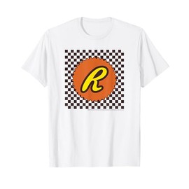 Reese's Peanut Butter Cups Checkered Background Logo T-Shirt