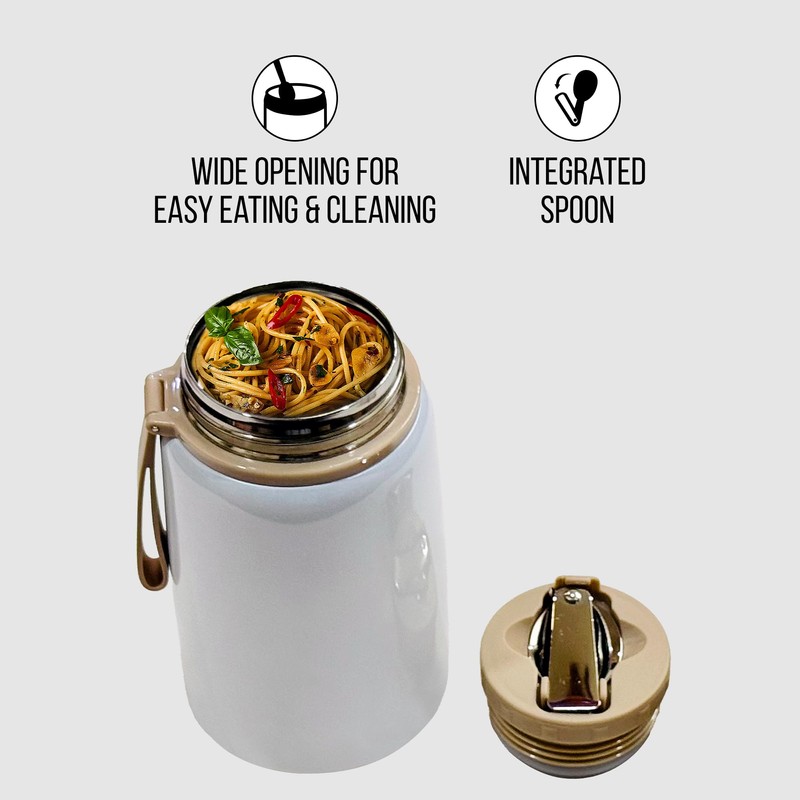 Fijoo 27oz Stainless Steel Double Wall Thermo Food Jar +