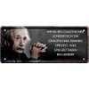 Blechschild Albert Einstein Spruch Zitat “WENN EIN CHAOTISCHER Schreibtisch EIN..”