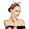 hodooly 2 Pack Knotted Bow Headbands For Women, Turban Headband