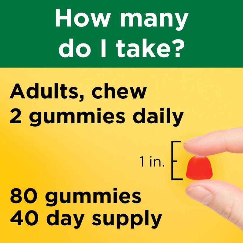 Nature Made Vitamin D3 5000 IU Per Serving Gummies Extra