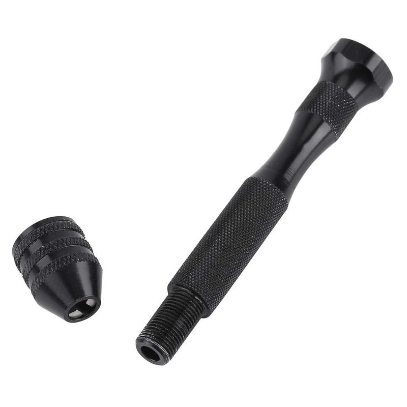 Broca manual de precisión de tornillo negro con brocas giratorias