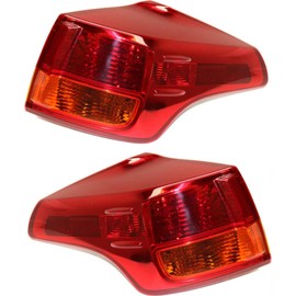 For Toyota RAV4 2013 2014 2015 Tail Light Assembly Unit on Body Pair Driver and Passenger Side CAPA Certified TO2804116 + TO2805116