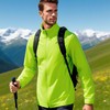 High Visibility Fleece Jacket, Full Zip Stand-Up Collar, Safety Work