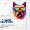 (2 Pack) Norwich Terrier Dog Stickers - Norwich Terrier with