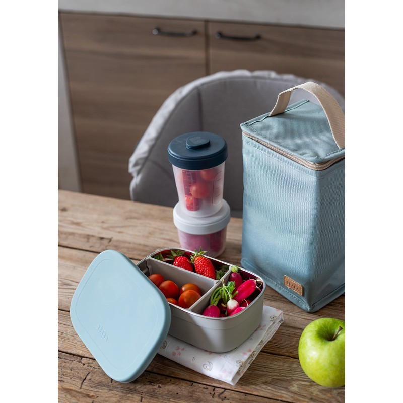 Béaba Insulated Baby Lunch Pouch, Large Size, Large Capacity, Complete