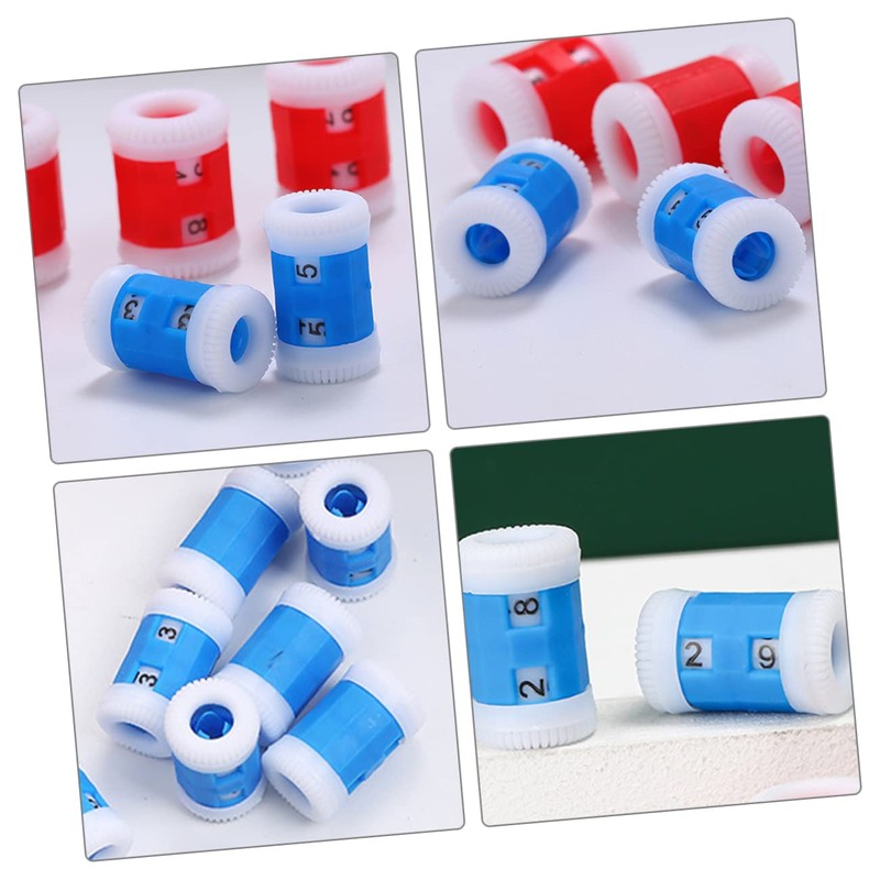 Operitacx Simplify Your Knitting Project 20Pcs Plastic Stitch Counter Row