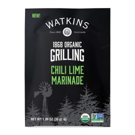 Watkins Organic Grilling Chili Lime Marinade, 1.06 Oz (Pack of 12)
