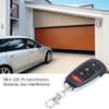 Akozon Garage Door Remote Control 433Mhz 4 Buttons Universal Cloning