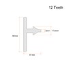 sourcing map Chuck Key Drill Chuck Key 6 mm Key