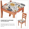 Gute Chair Seat Covers,Stretch Printed Chair Covers with Elastic Ties