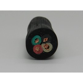 Unbranded 5 ft 2/4 SOOW SOO SO Black Rubber Cord Outdoor Flexible Wire/Cable