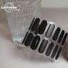 LabTabBa Semi Cured Gel Nail Strips, 20pcs Glaze Nail Wraps,