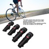 4PCS Knee Pads Elbow Pads Night Luminous Knee Protective Gear