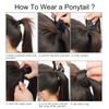 Ponytail Extension Human Hair Ponytail Extension For Black Women Clip